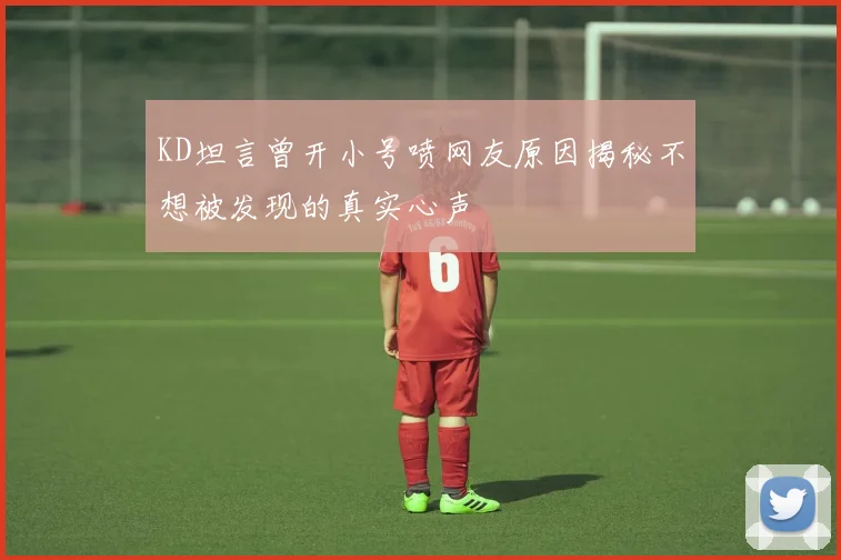 KD坦言曾开小号喷网友原因揭秘不想被发现的真实心声
